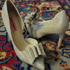 Custom Betsy Johnson Prince d'Orsay Evening Pump 8M